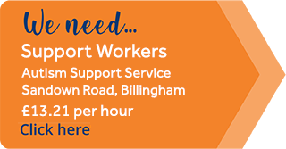 Support worker vacancies Autism Support Service – Sandown Road, Billingham