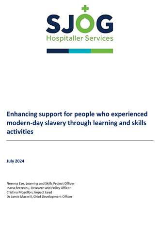 Enhancing support for people who experienced modern-day slavery through learning and skills activities