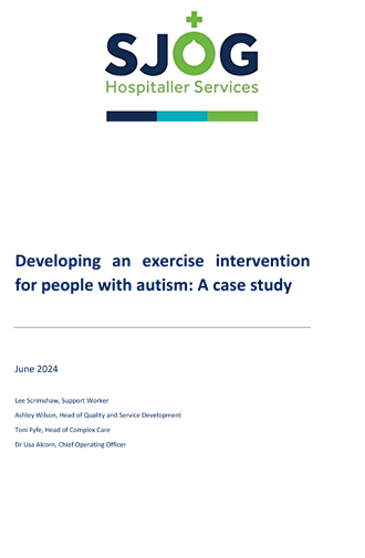 Developing an exercise intervention for people with autism: A case study