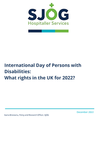 International Day of Persons with Disabilities:
                            What rights in the UK for 2022?