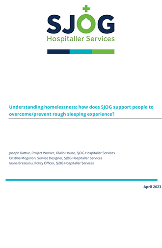 Understanding homelessness: how does SJOG support people to overcome/prevent rough sleeping experience?
