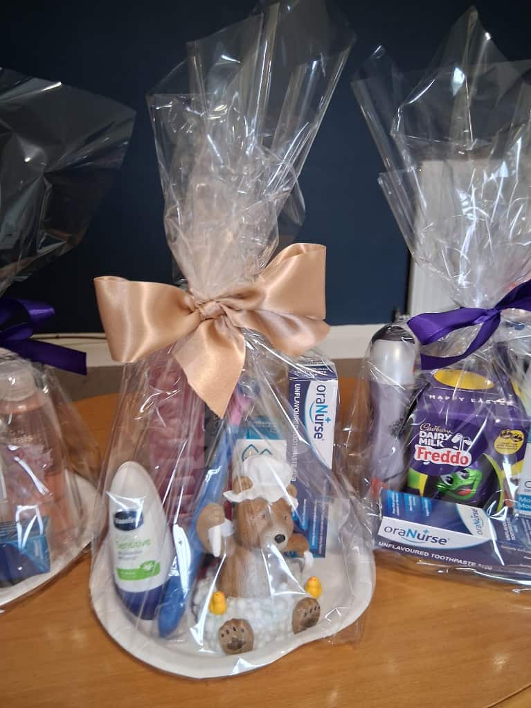 Together, we donated clothes, easter eggs, sanitary products, crisp packets to make sleeping bags, toiletries, hampers and everyday essentials to help people in our community who need it most.