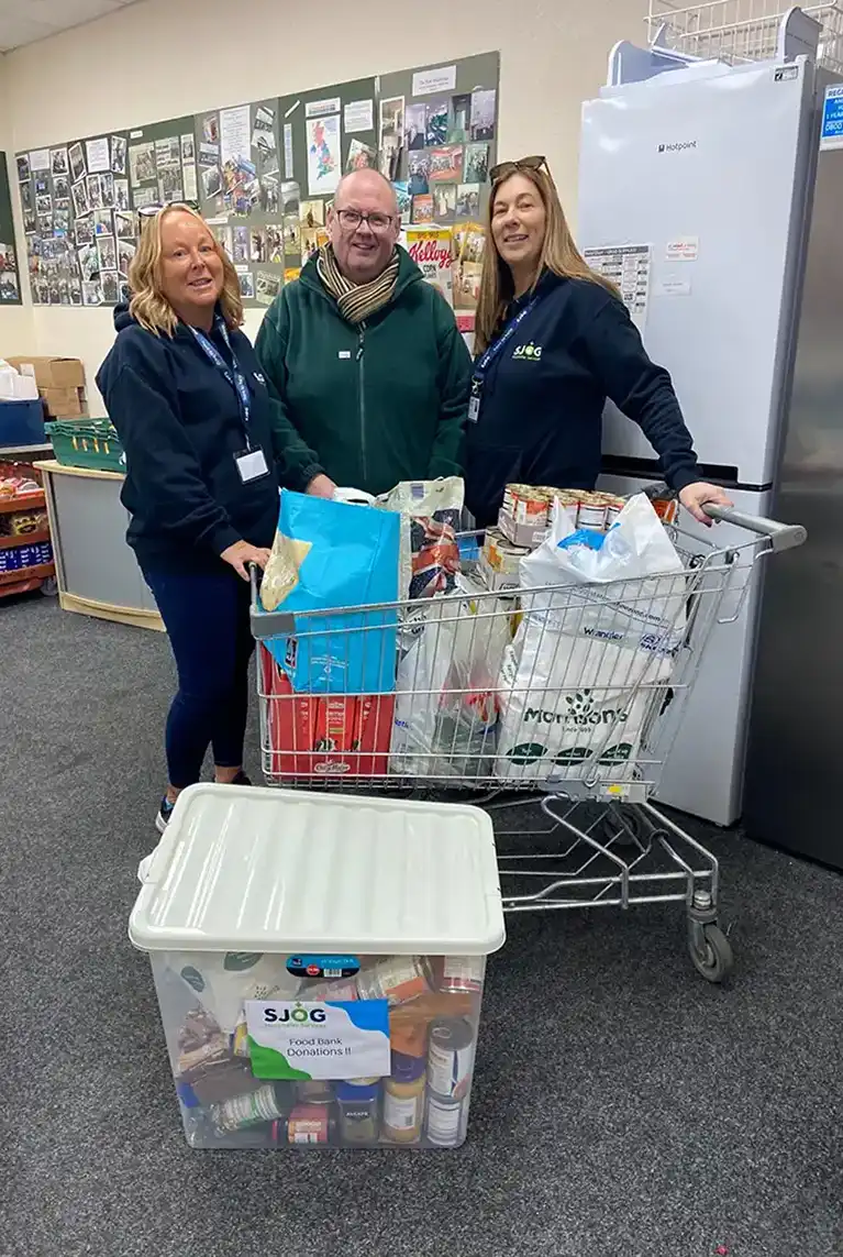 Toni Complex Care & Andrea Finance organised a collection for a local food bank in Billingham.