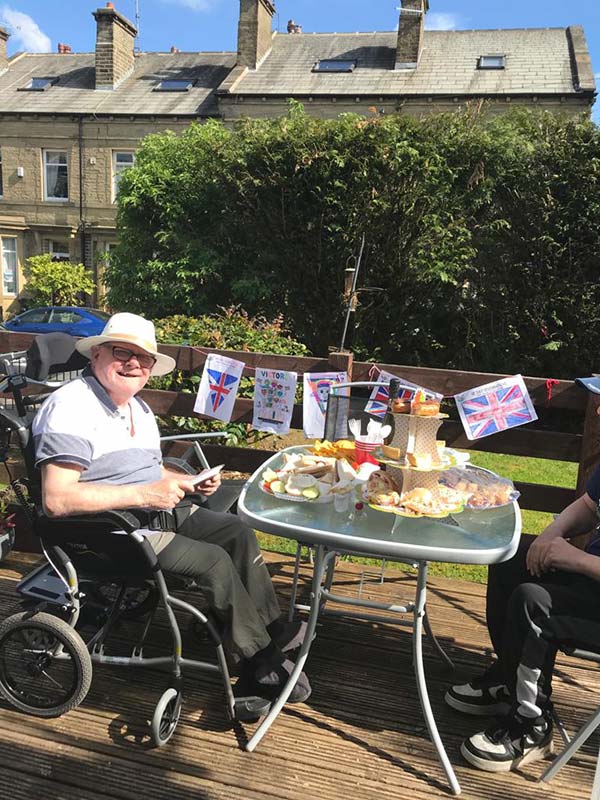 Celebrating VE Day in style.