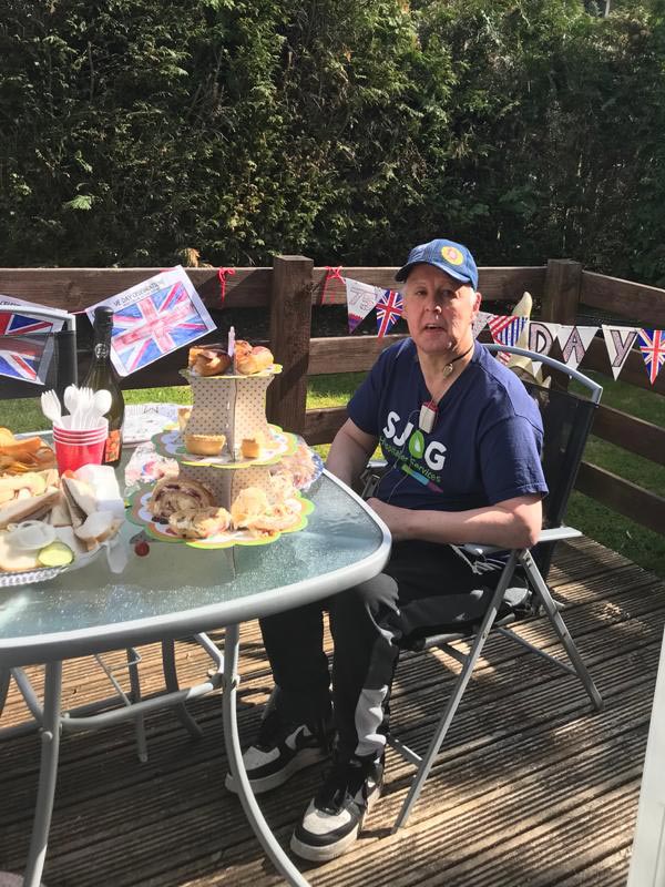 Celebrating VE Day in style.