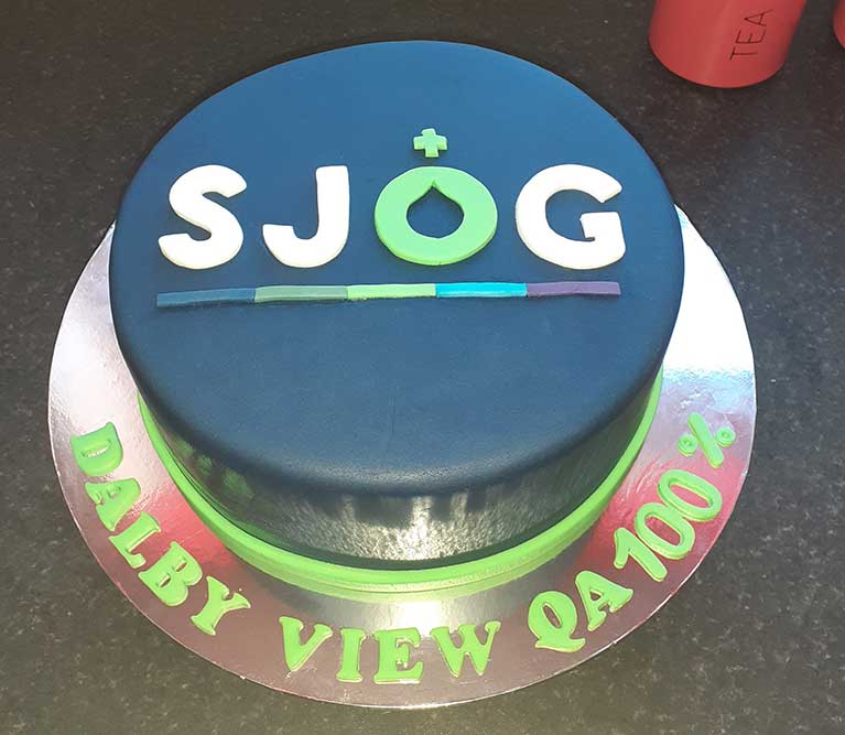 QA celebration cake