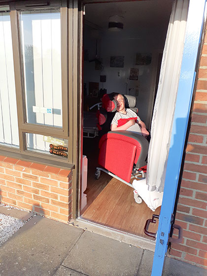 Dalby View - Our evening exercise session.