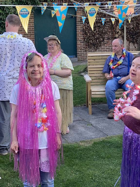 Everyone from Brentwood and St John’s came together for one big party in Scorton. They had a fancy-dress party with a summery theme!