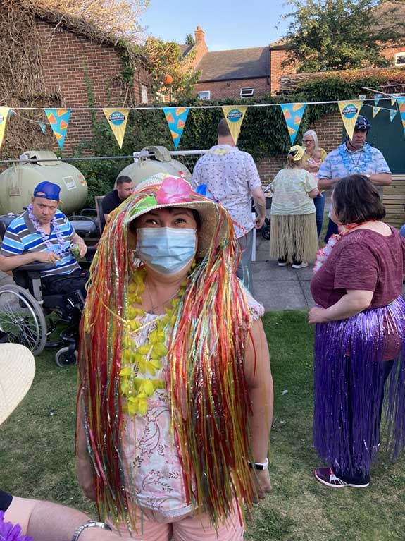 Everyone from Brentwood and St John’s came together for one big party in Scorton. They had a fancy-dress party with a summery theme!