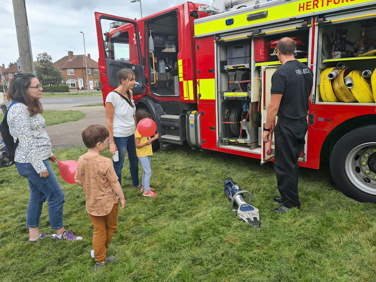 More than 200 people attended the open day at Woodhall Community Centre