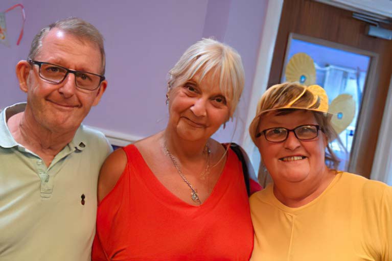 Everyone enjoyed homemade cakes and scones at their summer of celebration party in Billingham.