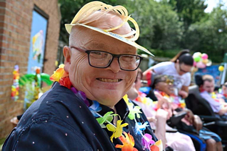 Dalby View had a tropical themed party with inflatable toys, Hawaiian necklaces, some very fetching glasses and even a DJ!